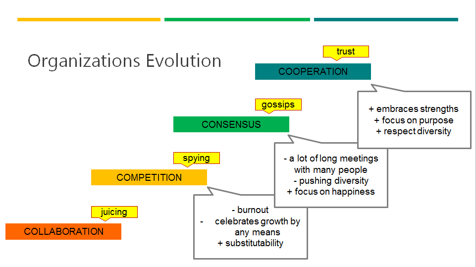 Organizations Evolution